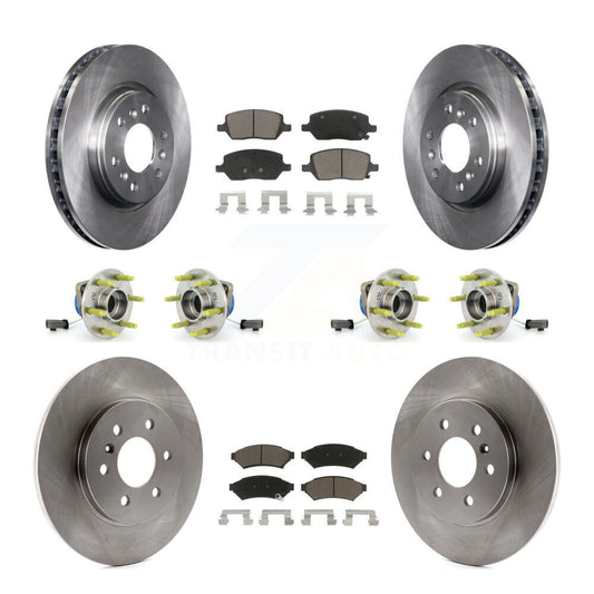 [Avant + Arrière] Kit d'ensemble roulement de roue et moyeu pour 2006 Chevrolet Uplander Pontiac Montana Buick Terraza Saturn Relay AWD KBB-119474