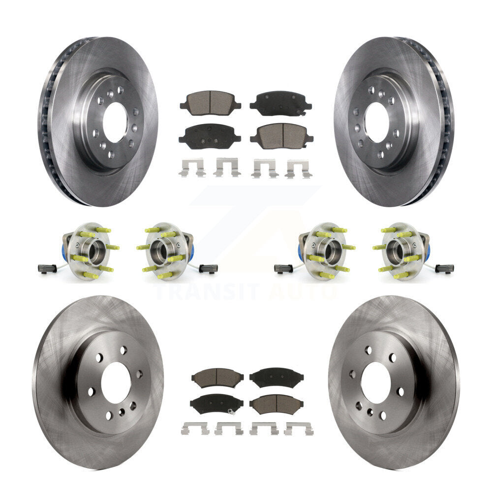 [Avant + Arrière] Kit d'ensemble roulement de roue et moyeu pour 2006 Saturn Relay AWD avec FE1 Suspension KBB-119475