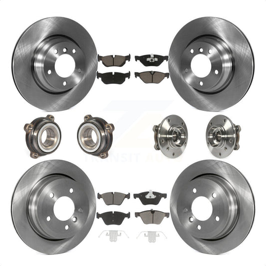 [Avant + Arrière] Kit d'ensemble roulement de roue et moyeu pour 2012 BMW X1 xDrive28i avec AWD avec 300mm Diameter Rotor KBB-119476 par Transit Auto