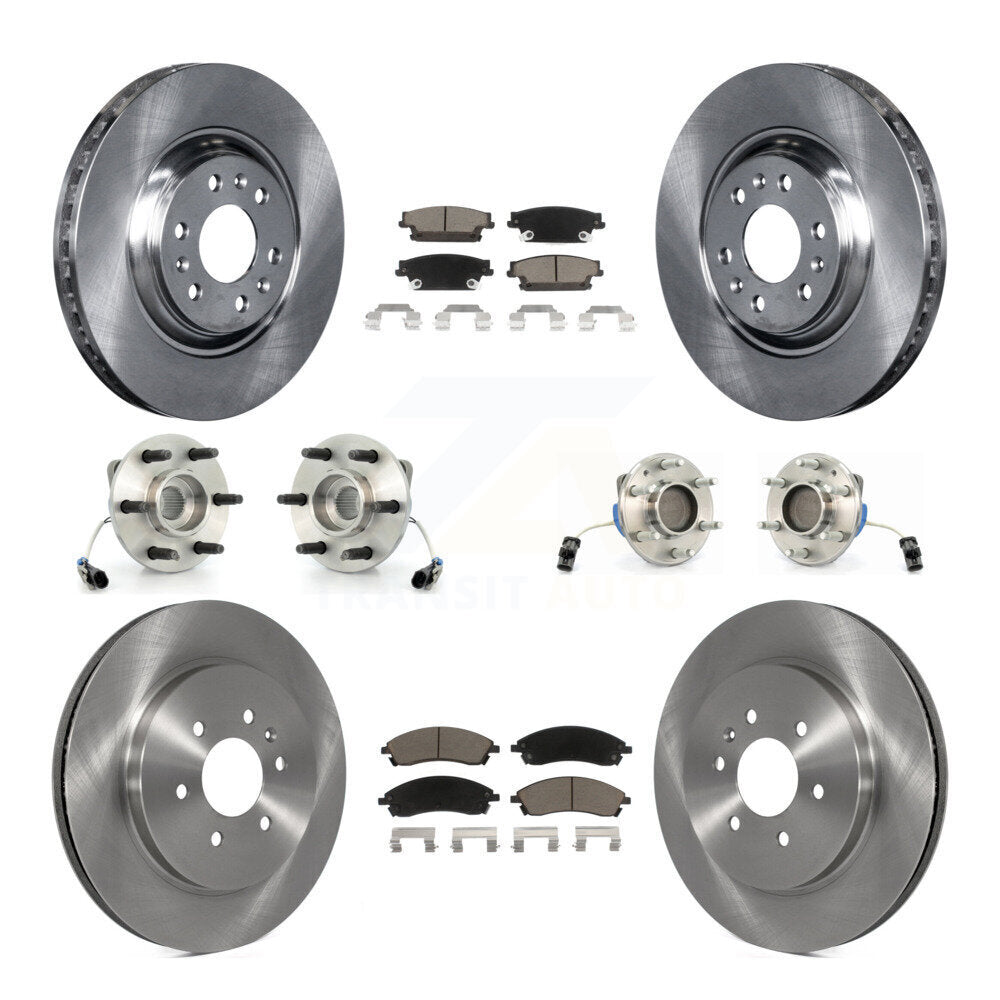 [Avant + Arrière] Kit d'ensemble roulement de roue et moyeu pour Cadillac SRX RWD KBB-119483