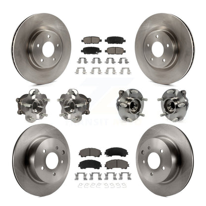 [Avant + Arrière] Kit d'ensemble roulement de roue et moyeu pour 2016-2017 INFINITI QX50 RWD KBB-119484