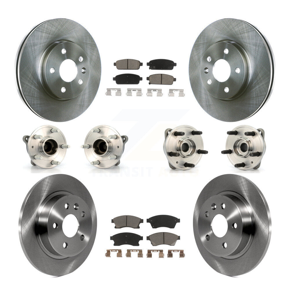 [Avant + Arrière] Kit d'ensemble roulement de roue et moyeu pour 2011-2012 Chevrolet Cruze KBB-119488