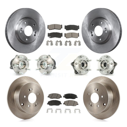 [Avant + Arrière] Kit d'ensemble roulement de roue et moyeu pour 2007-2009 Hyundai Santa Fe FWD KBB-119489