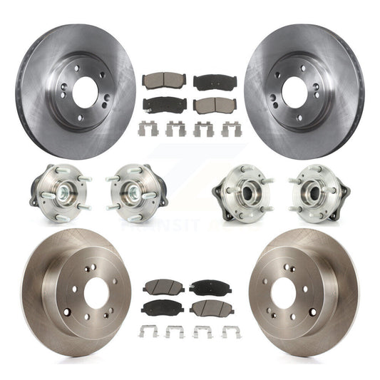 [Avant + Arrière] Kit d'ensemble roulement de roue et moyeu pour 2007-2009 Hyundai Santa Fe FWD KBB-119489