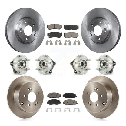 [Avant + Arrière] Kit d'ensemble roulement de roue et moyeu pour 2007-2009 Hyundai Santa Fe AWD KBB-119490
