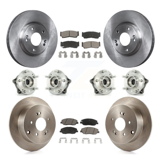[Avant + Arrière] Kit d'ensemble roulement de roue et moyeu pour 2007-2009 Hyundai Santa Fe AWD KBB-119490