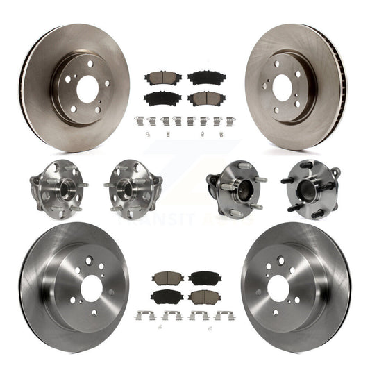 [Avant + Arrière] Kit d'ensemble roulement de roue et moyeu pour 2014 Lexus IS250 C F Sport KBB-119495