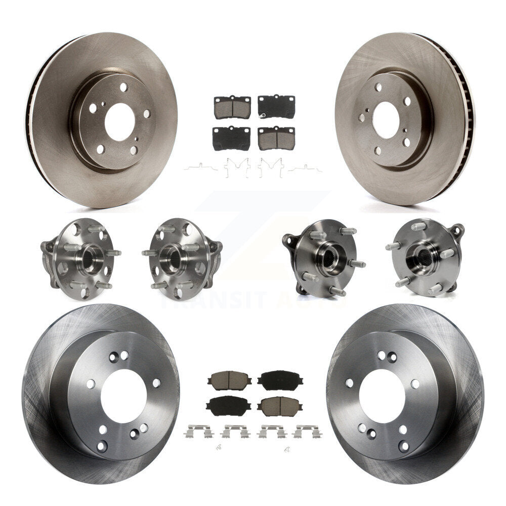 [Avant + Arrière] Kit d'ensemble roulement de roue et moyeu pour Lexus IS250 Vehicles Built USA Market KBB-119496