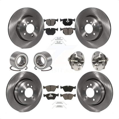 [Avant + Arrière] Kit d'ensemble roulement de roue et moyeu pour 2010 BMW X3 KBB-119509 par Transit Auto
