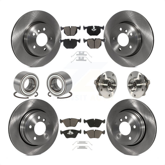 [Avant + Arrière] Kit d'ensemble roulement de roue et moyeu pour 2010 BMW X3 KBB-119509 par Transit Auto