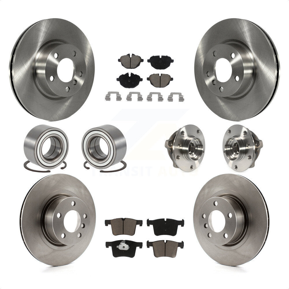 [Avant + Arrière] Kit d'ensemble roulement de roue et moyeu pour BMW X3 KBB-119510 par Transit Auto