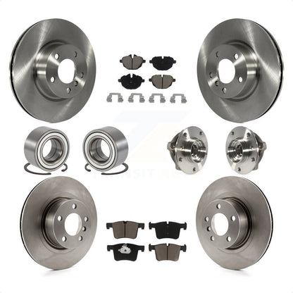 [Avant + Arrière] Kit d'ensemble roulement de roue et moyeu pour BMW X3 KBB-119510 par Transit Auto