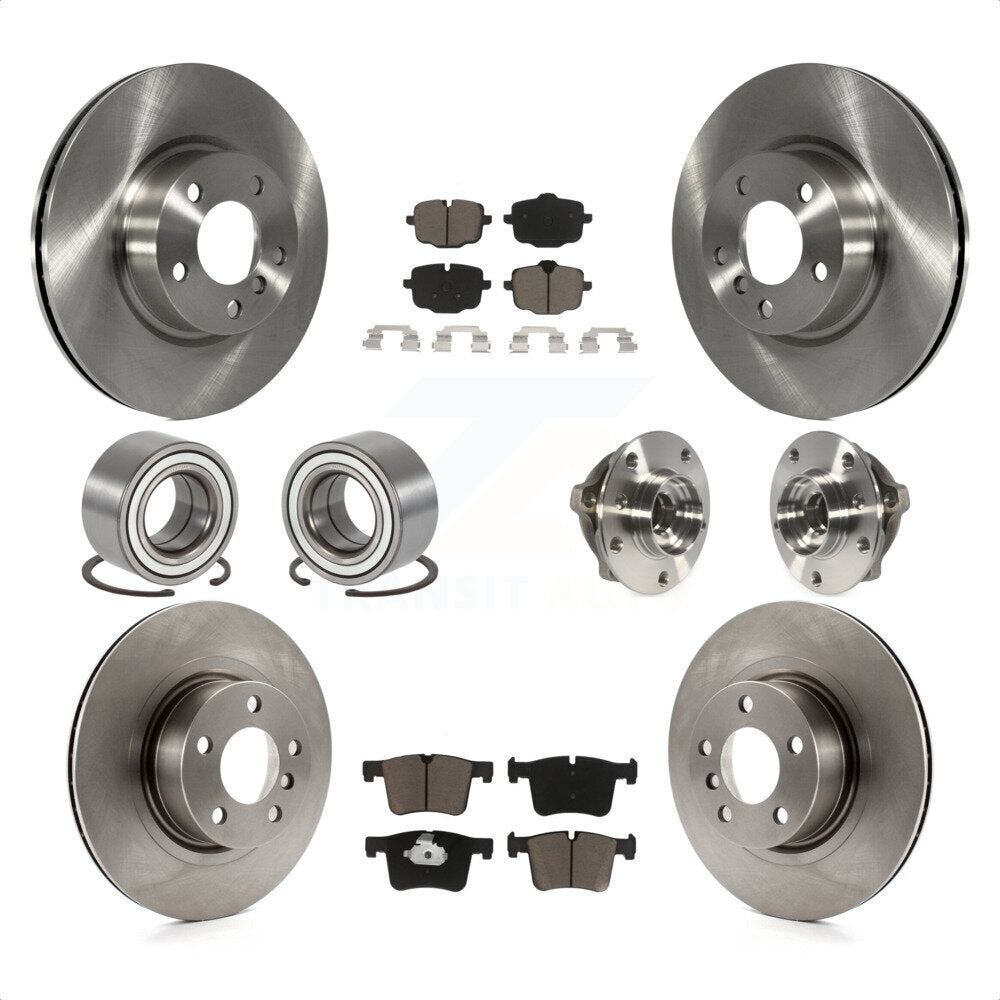 [Avant + Arrière] Kit d'ensemble roulement de roue et moyeu pour 2012 BMW X3 From 10 11 KBB-119511 par Transit Auto