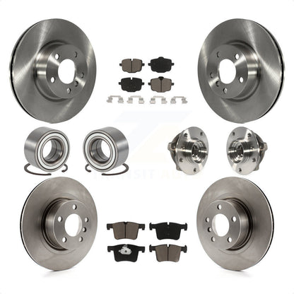 [Avant + Arrière] Kit d'ensemble roulement de roue et moyeu pour 2012 BMW X3 From 10 11 KBB-119511 par Transit Auto