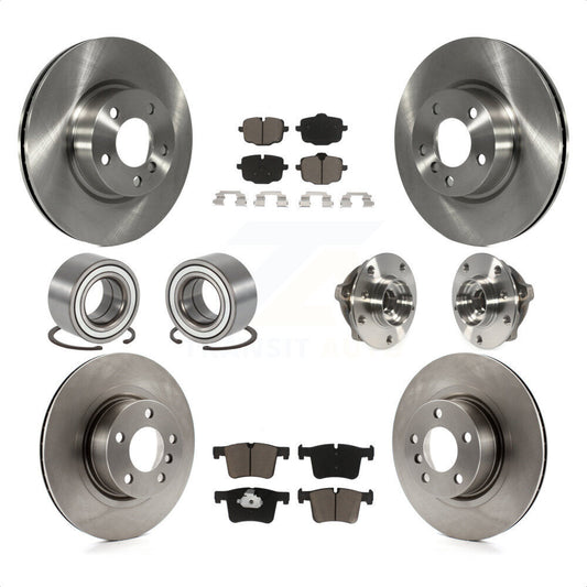 [Avant + Arrière] Kit d'ensemble roulement de roue et moyeu pour 2012 BMW X3 From 10 11 KBB-119511 par Transit Auto