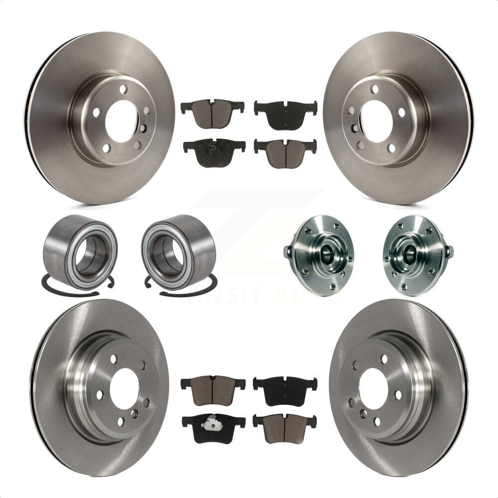 [Avant + Arrière] Kit d'ensemble roulement de roue et moyeu pour BMW 335i xDrive 435i GT Gran Coupe sans Blue Painted Calipers KBB-119517 par Transit Auto