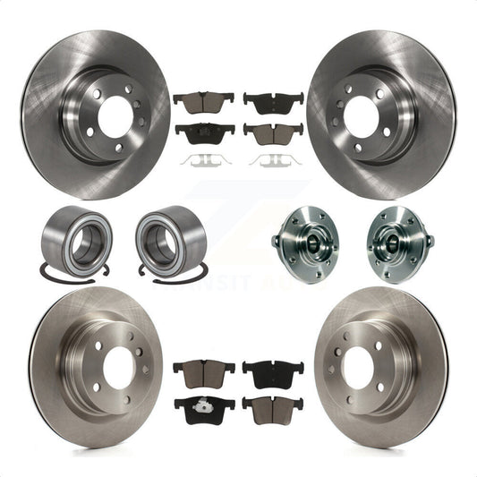 [Avant + Arrière] Kit d'ensemble roulement de roue et moyeu pour 2015-2016 BMW 228i xDrive sans Blue Painted Calipers KBB-119518 par Transit Auto