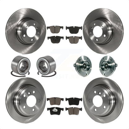 [Avant + Arrière] Kit d'ensemble roulement de roue et moyeu pour 2015-2016 BMW 428i xDrive Gran Coupe sans Blue Painted Calipers KBB-119522 par Transit Auto