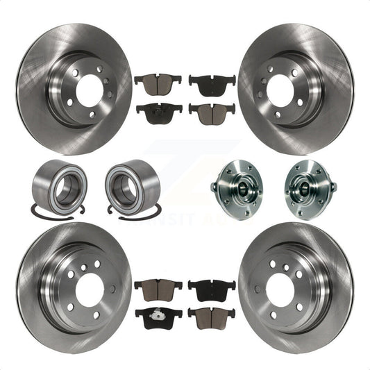 [Avant + Arrière] Kit d'ensemble roulement de roue et moyeu pour 2015-2016 BMW 428i xDrive Gran Coupe sans Blue Painted Calipers KBB-119522 par Transit Auto