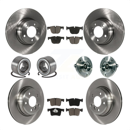 [Avant + Arrière] Kit d'ensemble roulement de roue et moyeu pour 2015-2016 BMW 428i xDrive Gran Coupe sans Blue Painted Calipers KBB-119523 par Transit Auto