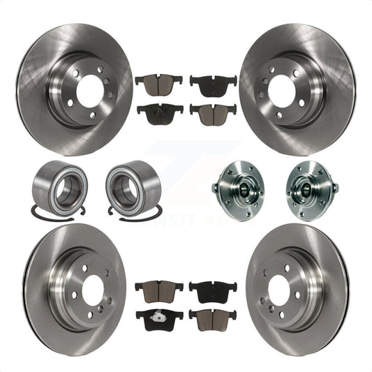 [Avant + Arrière] Kit d'ensemble roulement de roue et moyeu pour 2015-2016 BMW 428i xDrive Gran Coupe sans Blue Painted Calipers KBB-119523 par Transit Auto