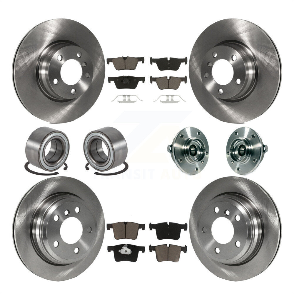 [Avant + Arrière] Kit d'ensemble roulement de roue et moyeu pour BMW 328i xDrive 428i Gran Coupe sans Blue Painted Calipers KBB-119525 par Transit Auto