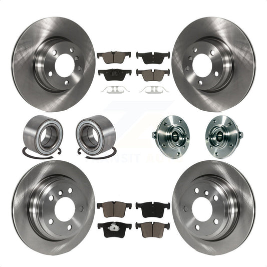 [Avant + Arrière] Kit d'ensemble roulement de roue et moyeu pour BMW 328i xDrive 428i Gran Coupe sans Blue Painted Calipers KBB-119525 par Transit Auto
