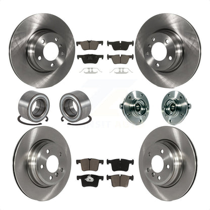 [Avant + Arrière] Kit d'ensemble roulement de roue et moyeu pour BMW 328i xDrive 428i Gran Coupe sans Blue Painted Calipers KBB-119527 par Transit Auto