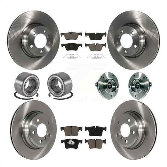 [Avant + Arrière] Kit d'ensemble roulement de roue et moyeu pour BMW 328i xDrive 428i Gran Coupe sans Blue Painted Calipers KBB-119527 par Transit Auto