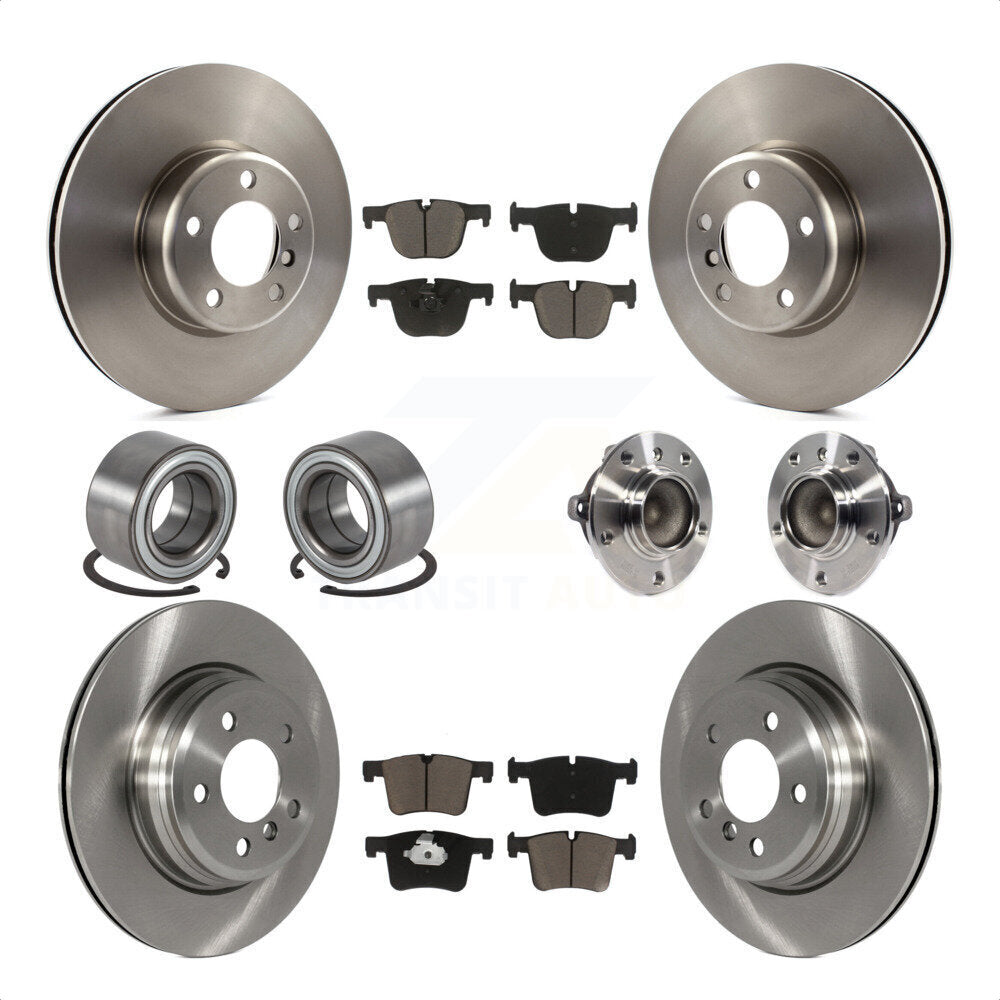 [Avant + Arrière] Kit d'ensemble roulement de roue et moyeu pour BMW 435i 335i Gran Coupe sans Blue Painted Calipers KBB-119530 par Transit Auto