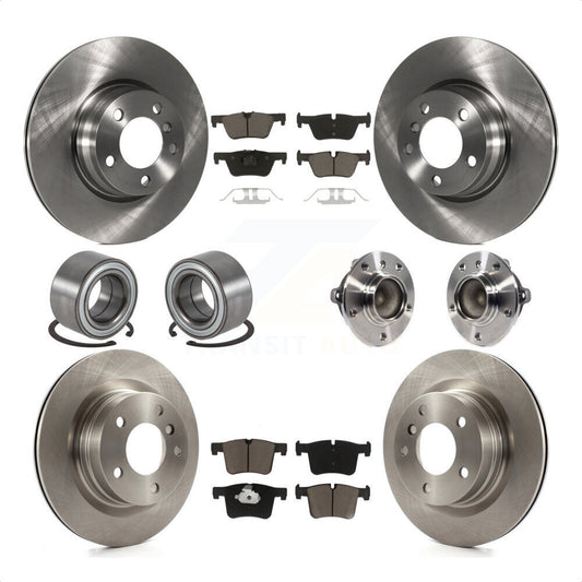 [Avant + Arrière] Kit d'ensemble roulement de roue et moyeu pour BMW 328i 428i 228i sans Blue Painted Calipers KBB-119532 par Transit Auto