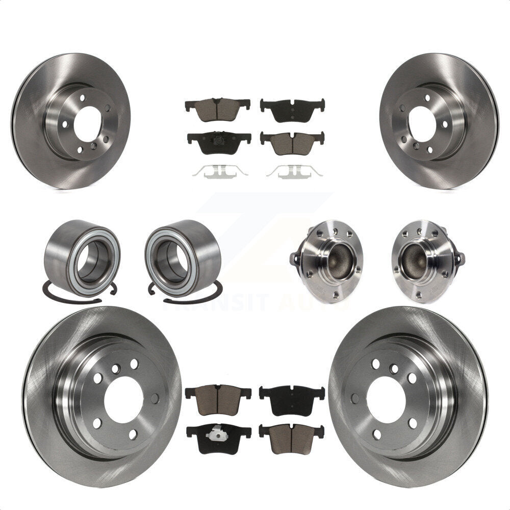 [Avant + Arrière] Kit d'ensemble roulement de roue et moyeu pour BMW 428i 328i Gran Coupe sans Blue Painted Calipers KBB-119533 par Transit Auto