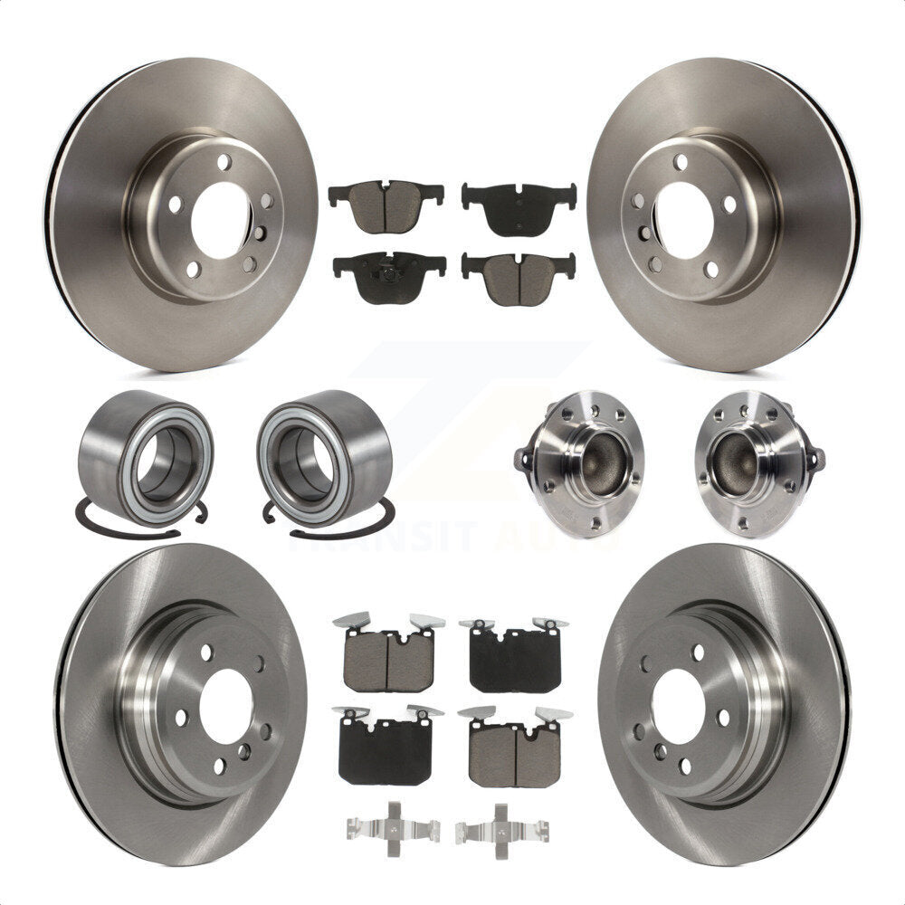 [Avant + Arrière] Kit d'ensemble roulement de roue et moyeu pour BMW 340i 435i Gran Coupe ActiveHybrid 3 sans Blue Painted Calipers KBB-119534 par Transit Auto