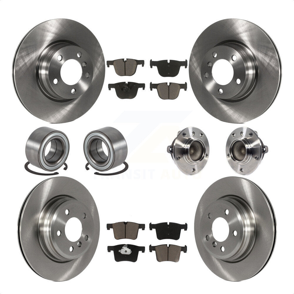 [Avant + Arrière] Kit d'ensemble roulement de roue et moyeu pour BMW 428i Gran Coupe sans Blue Painted Calipers KBB-119535 par Transit Auto