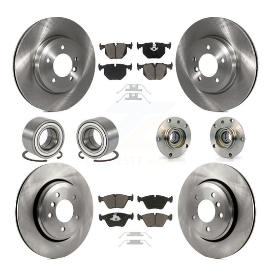 [Avant + Arrière] Kit d'ensemble roulement de roue et moyeu pour 2001-2005 BMW 330Ci 330i KBB-119572
