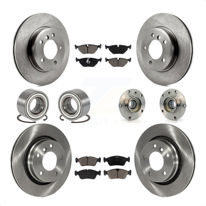 [Avant + Arrière] Kit d'ensemble roulement de roue et moyeu pour 2001-2005 BMW 325i KBB-119575 par Transit Auto