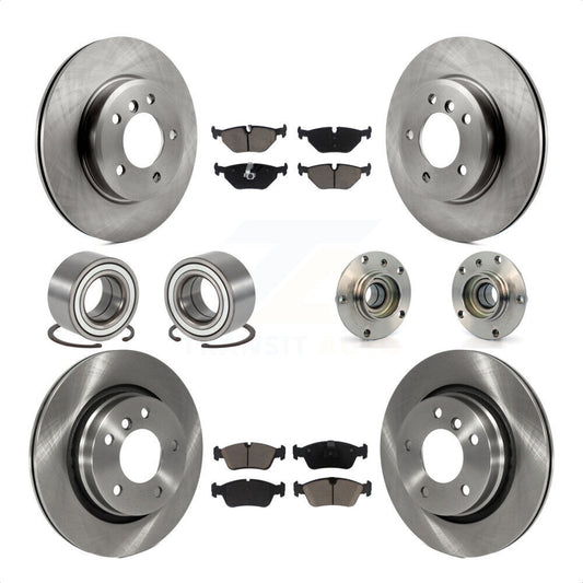 [Avant + Arrière] Kit d'ensemble roulement de roue et moyeu pour 2001-2005 BMW 325i KBB-119575 par Transit Auto