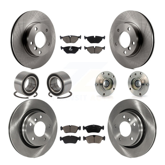 [Avant + Arrière] Kit d'ensemble roulement de roue et moyeu pour 1998 BMW 328i 328is avec 294mm Diameter Rotor KBB-119577