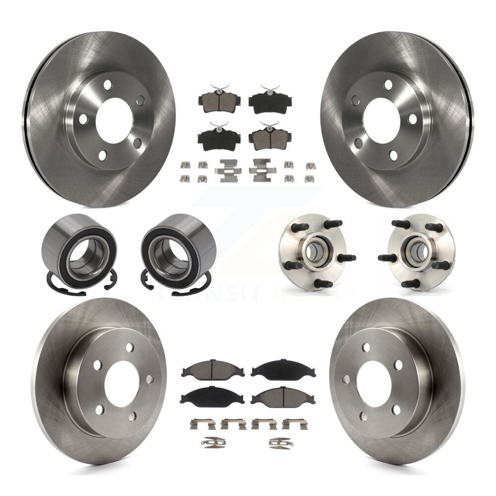 [Avant + Arrière] Kit d'ensemble roulement de roue et moyeu pour 2003 Ford Mustang SVT Cobra 10th Anniversary KBB-119606