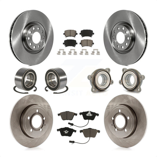 [Avant + Arrière] Kit d'ensemble roulement de roue et moyeu pour Audi A4 Quattro KBB-119647 par Transit Auto