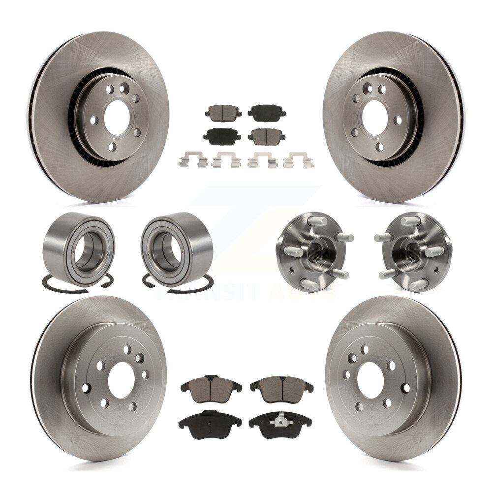 [Avant + Arrière] Kit d'ensemble roulement de roue et moyeu pour 2008-2011 Land Rover LR2 KBB-119694