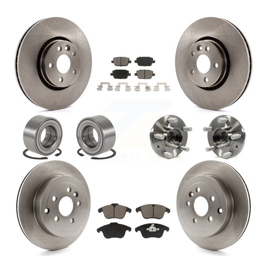 [Avant + Arrière] Kit d'ensemble roulement de roue et moyeu pour 2008-2011 Land Rover LR2 KBB-119694