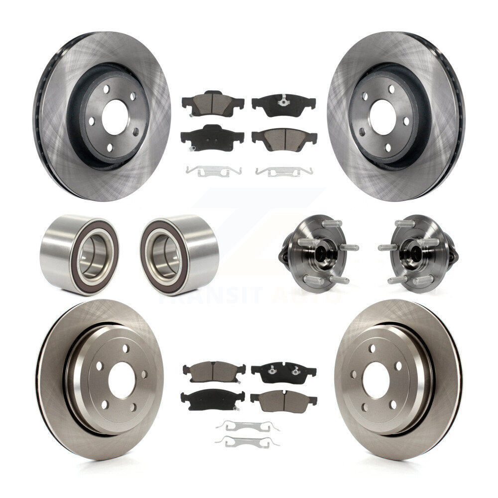 [Avant + Arrière] Kit d'ensemble roulement de roue et moyeu pour Dodge Durango Jeep Grand Cherokee KBB-119709
