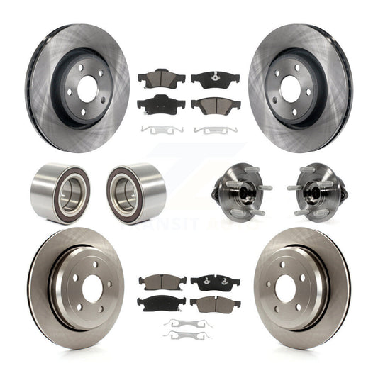 [Avant + Arrière] Kit d'ensemble roulement de roue et moyeu pour Dodge Durango Jeep Grand Cherokee KBB-119709