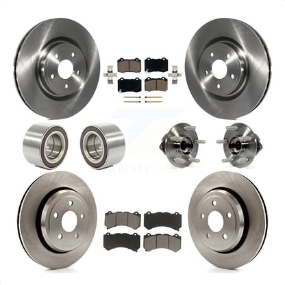 [Avant + Arrière] Kit d'ensemble roulement de roue et moyeu pour Jeep Grand Cherokee Dodge Durango KBB-119710 par Transit Auto
