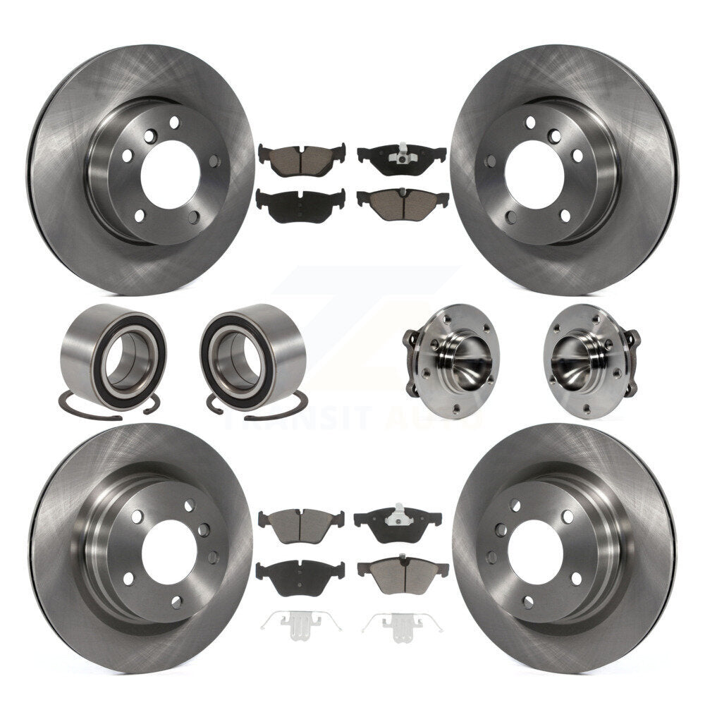 [Avant + Arrière] Kit d'ensemble roulement de roue et moyeu pour BMW 328i 325i 323i KBB-119712