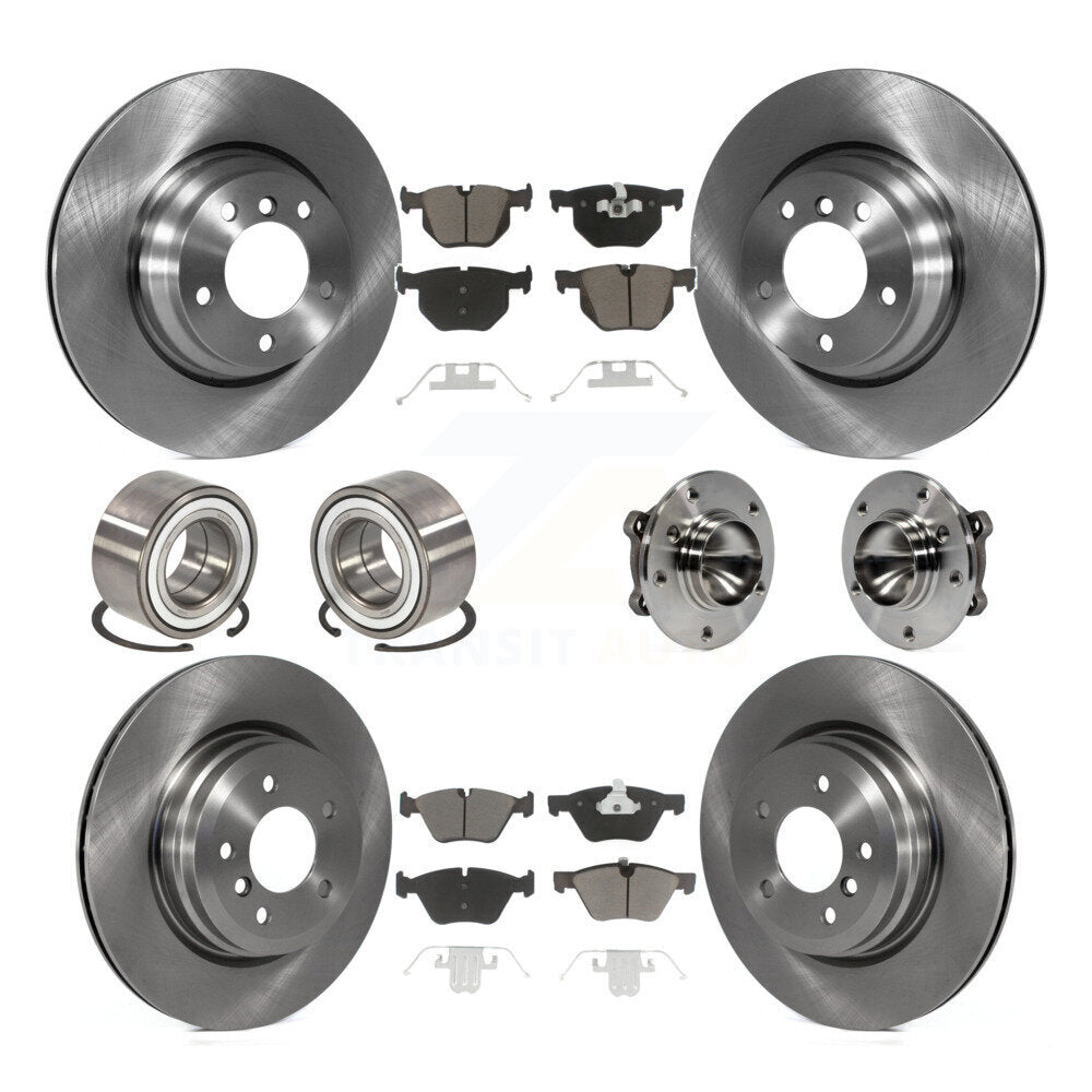 [Avant + Arrière] Kit d'ensemble roulement de roue et moyeu pour 2006 BMW 330i KBB-119717