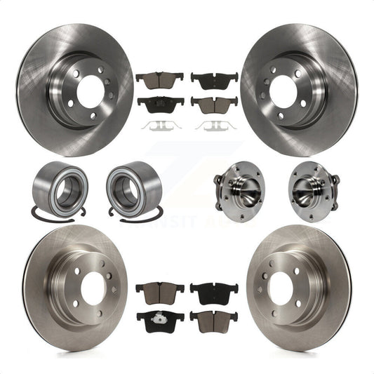[Avant + Arrière] Kit d'ensemble roulement de roue et moyeu pour 2012 BMW 328i Sedan avec 2.0L sans Blue Painted Calipers KBB-119720 par Transit Auto