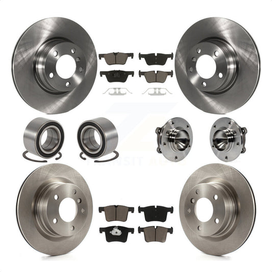 [Avant + Arrière] Kit d'ensemble roulement de roue et moyeu pour 2012 BMW 328i Coupe avec 2.0L sans Blue Painted Calipers KBB-119722 par Transit Auto