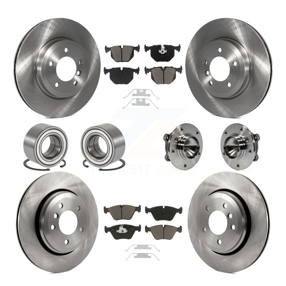 [Avant + Arrière] Kit d'ensemble roulement de roue et moyeu pour 2006 BMW 330Ci KBB-119724